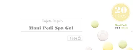 Tarjeta de regalo Manicura y Pedicura spa Gel