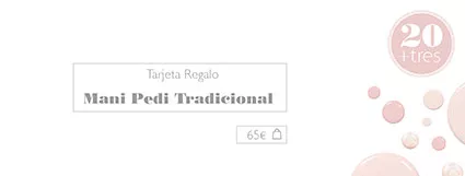 Tarjeta de regalo Manicura y Pedicura Tradicional