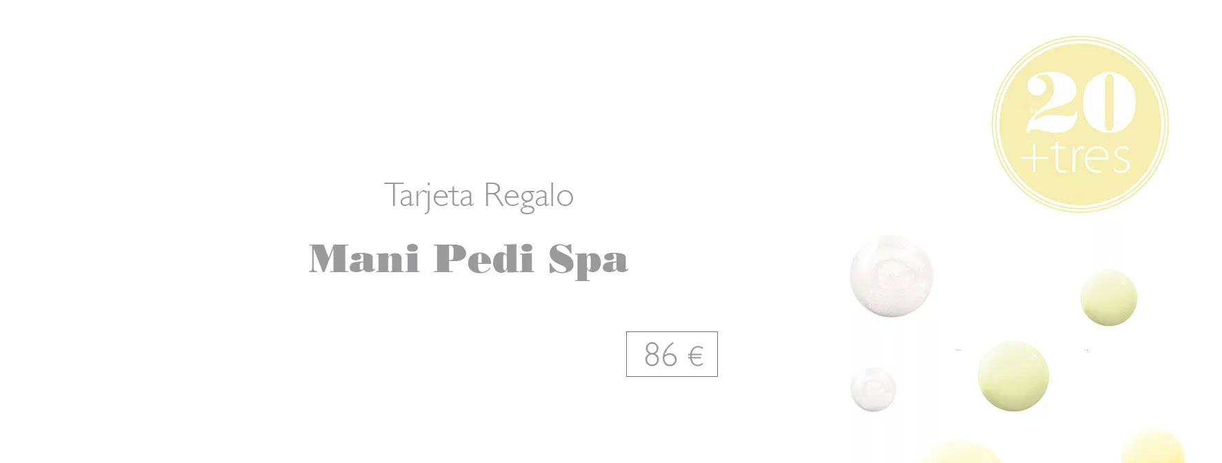 Tarjeta de regalo manicura y pedicura