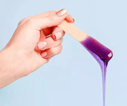 Paleta con cera de depilación