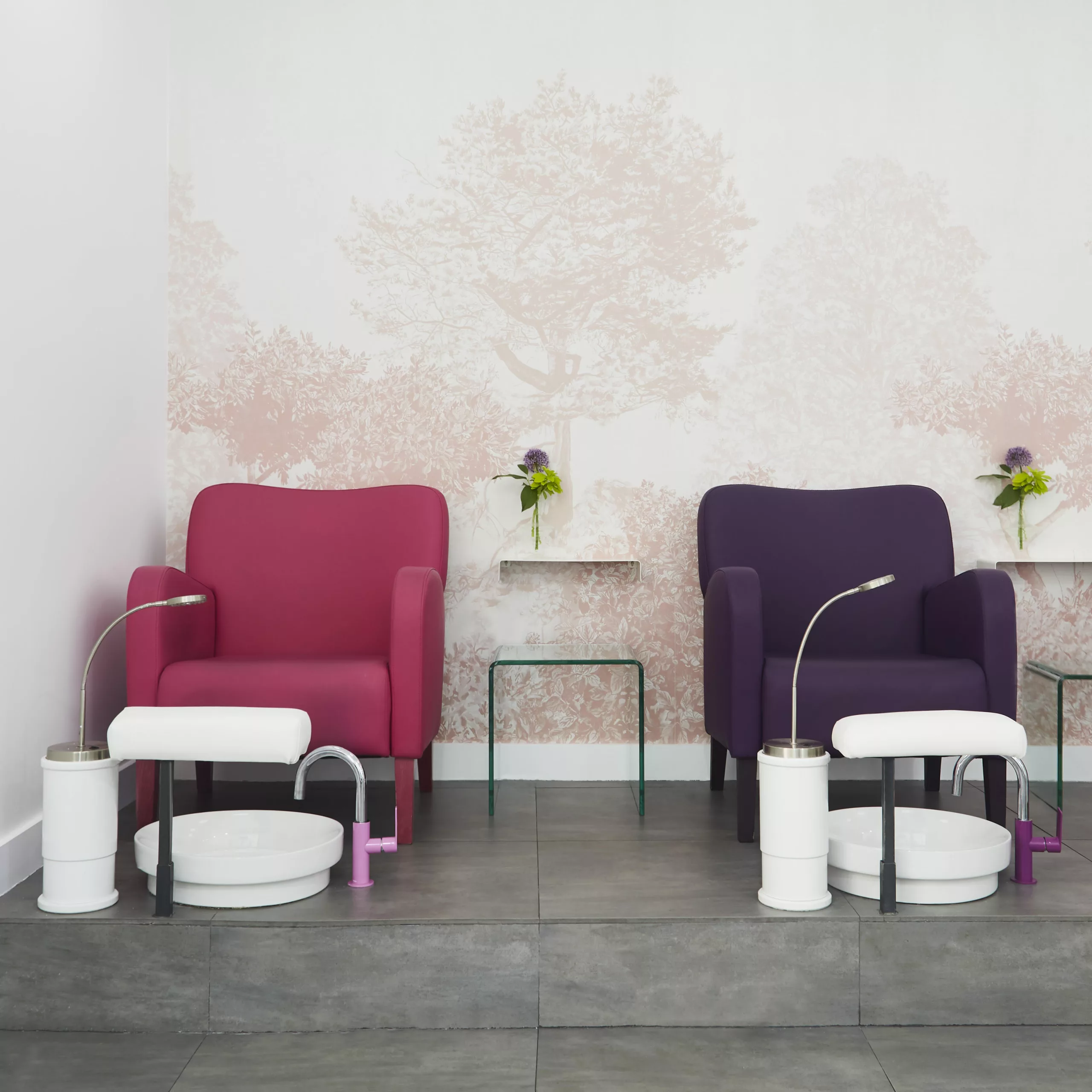 salón de belleza 20 mas 3 con sillones para pedicura